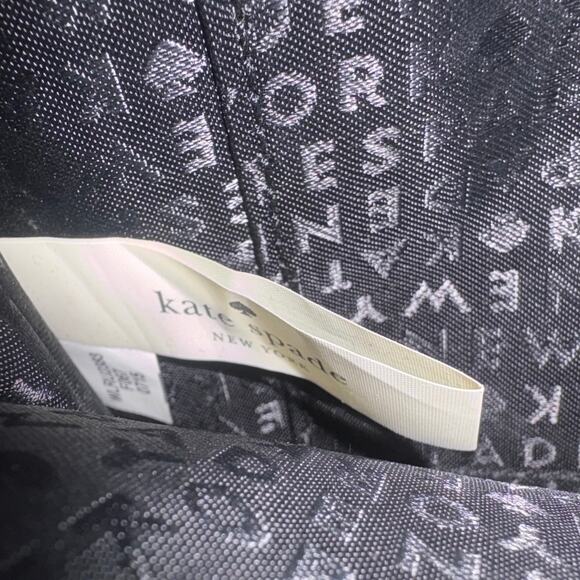 Kate Spade Helena Street Yulie Studded Wallet Wristlet Clutch Black Leather Moto - Picture 9 of 13